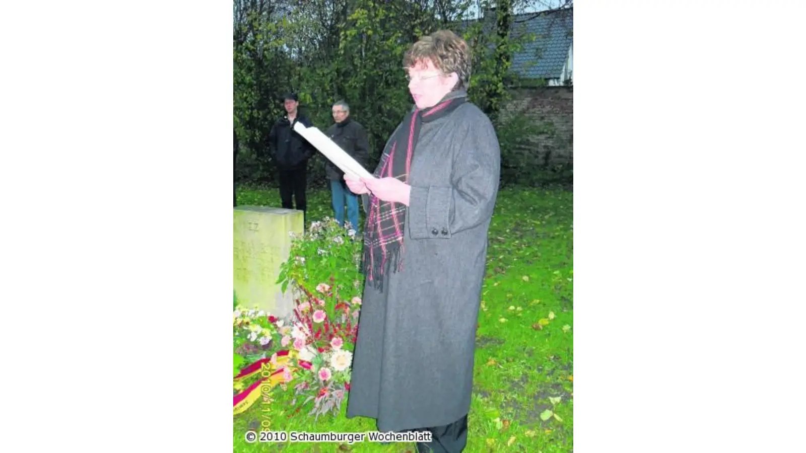 Respektloser Baulärm in den Gedenkminuten (Foto: red)