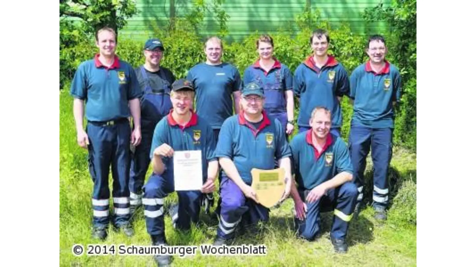 Feuerwehr Haste gewinnt den Gemeindewettbewerb (Foto: em)
