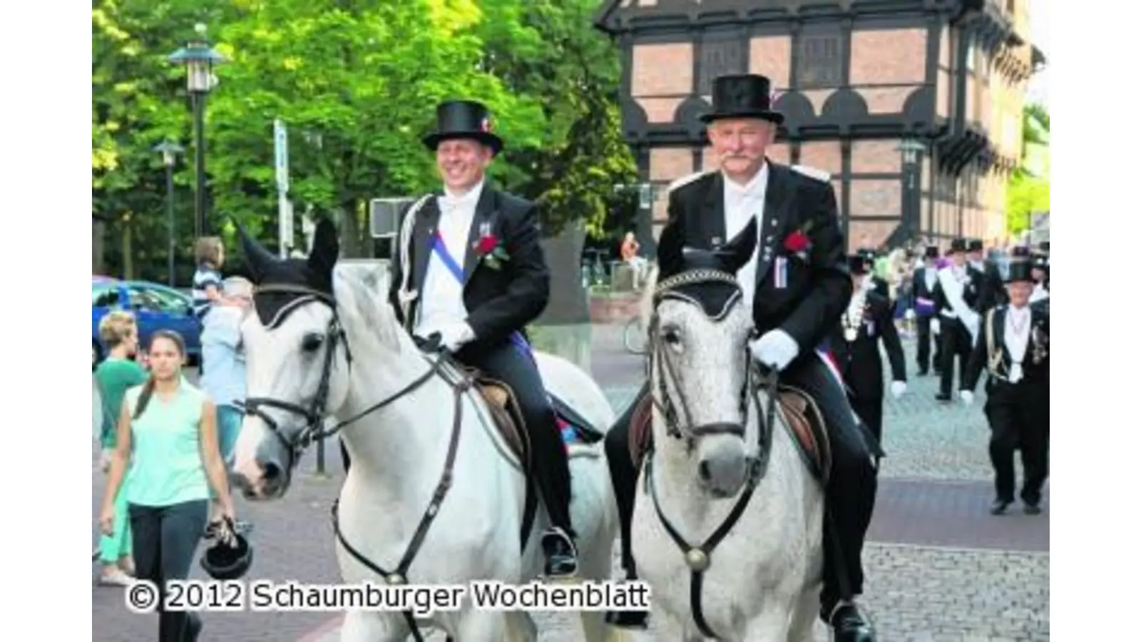 Ausgelassener Start in das Schützenfest (Foto: bb)