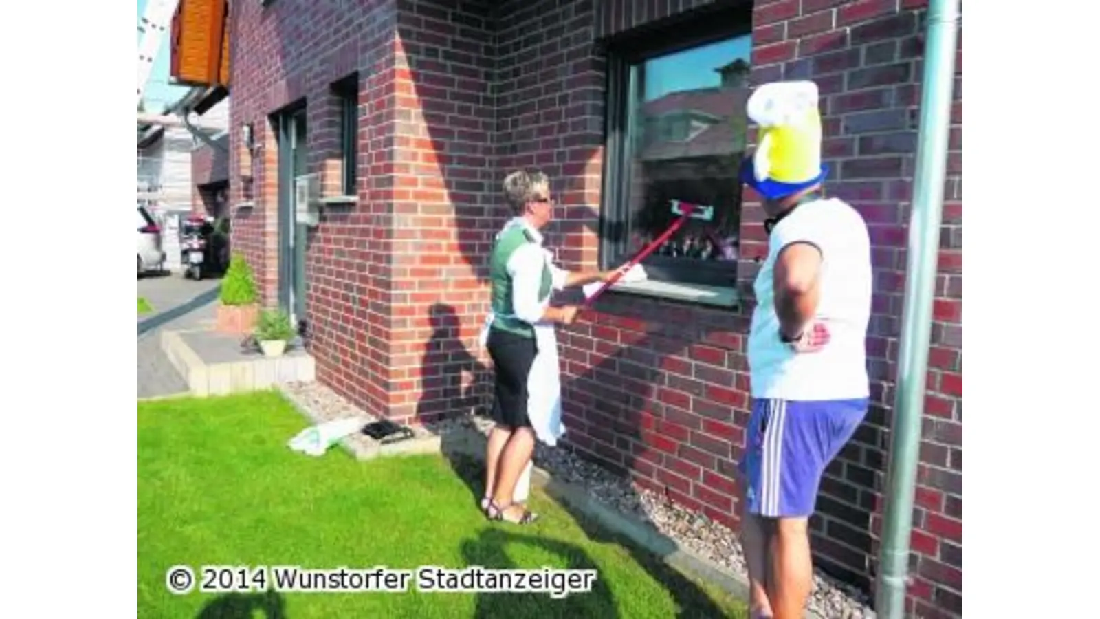 Scheibenannageln bei 34 Grad im Schatten (Foto: gi)