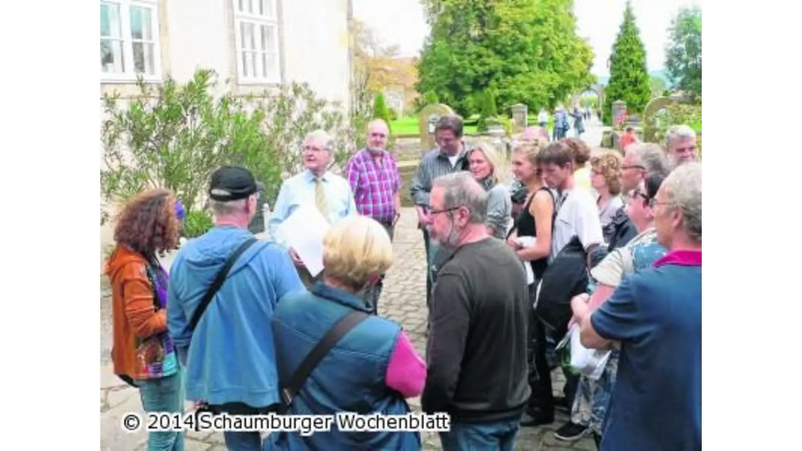Riesenansturm bei den Denkmälern (Foto: al)