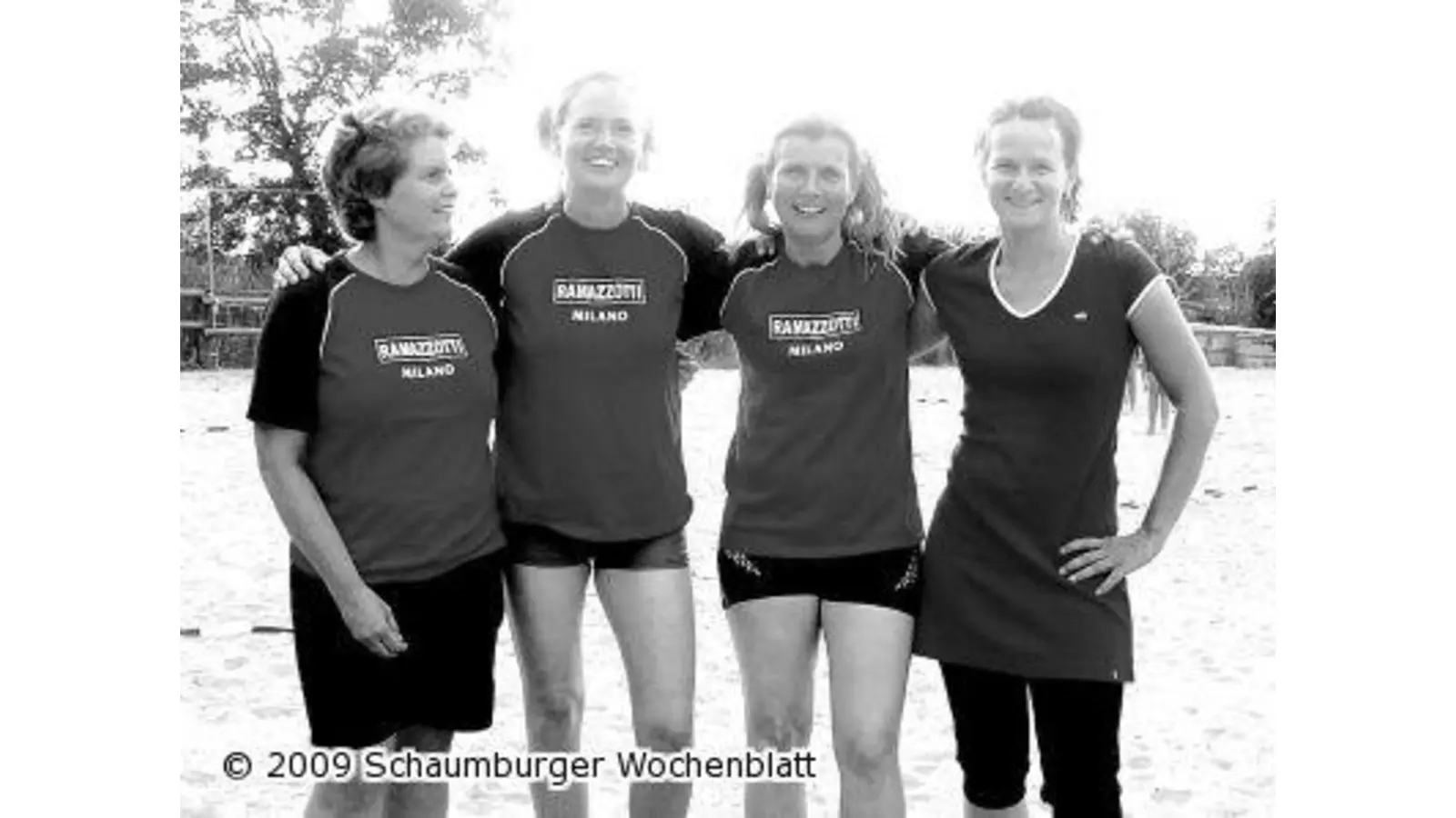 Volleyballturnier im Sand des Reitplatzes (Foto: red)