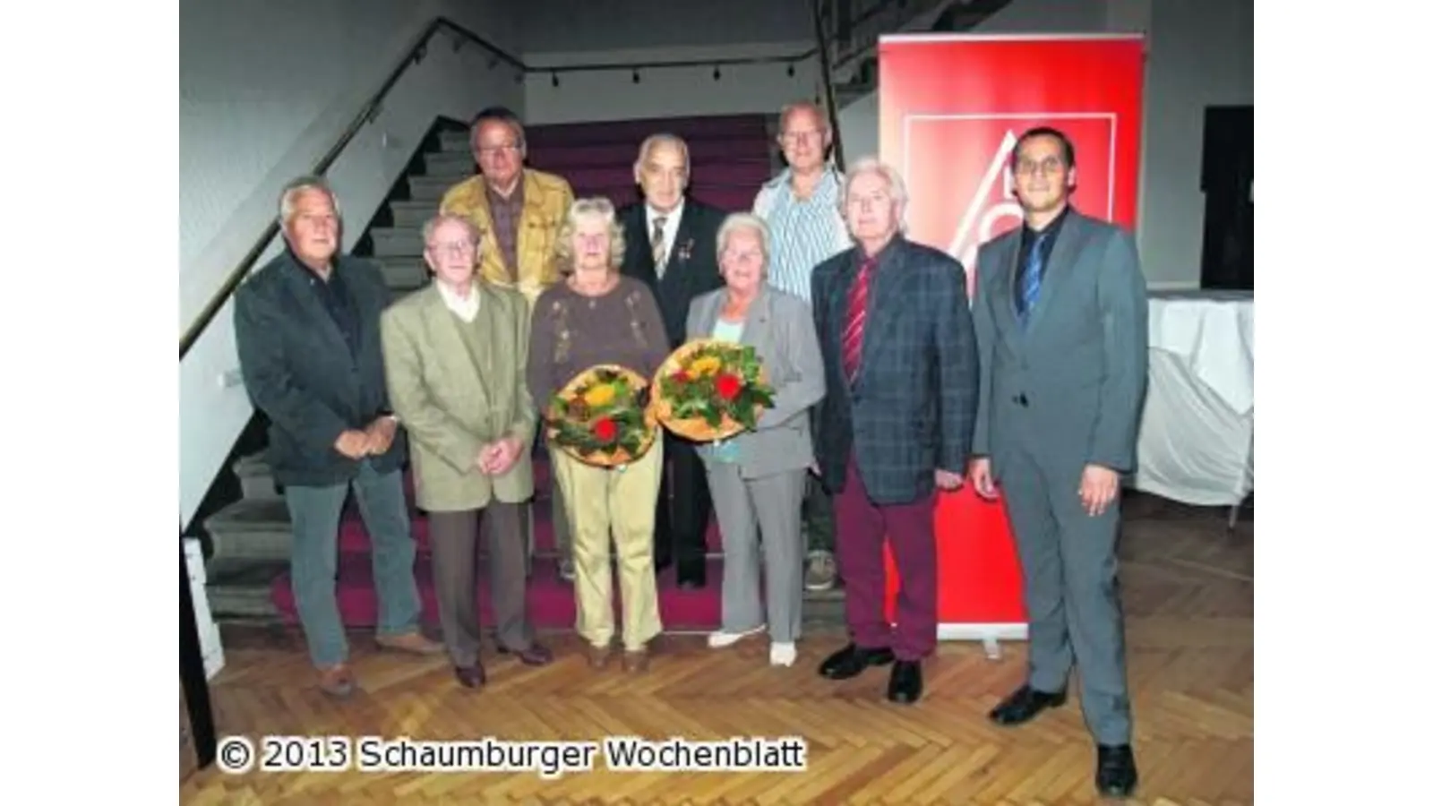 Zwei Männer und 110 Jahre Gewerkschaftsarbeit (Foto: em)
