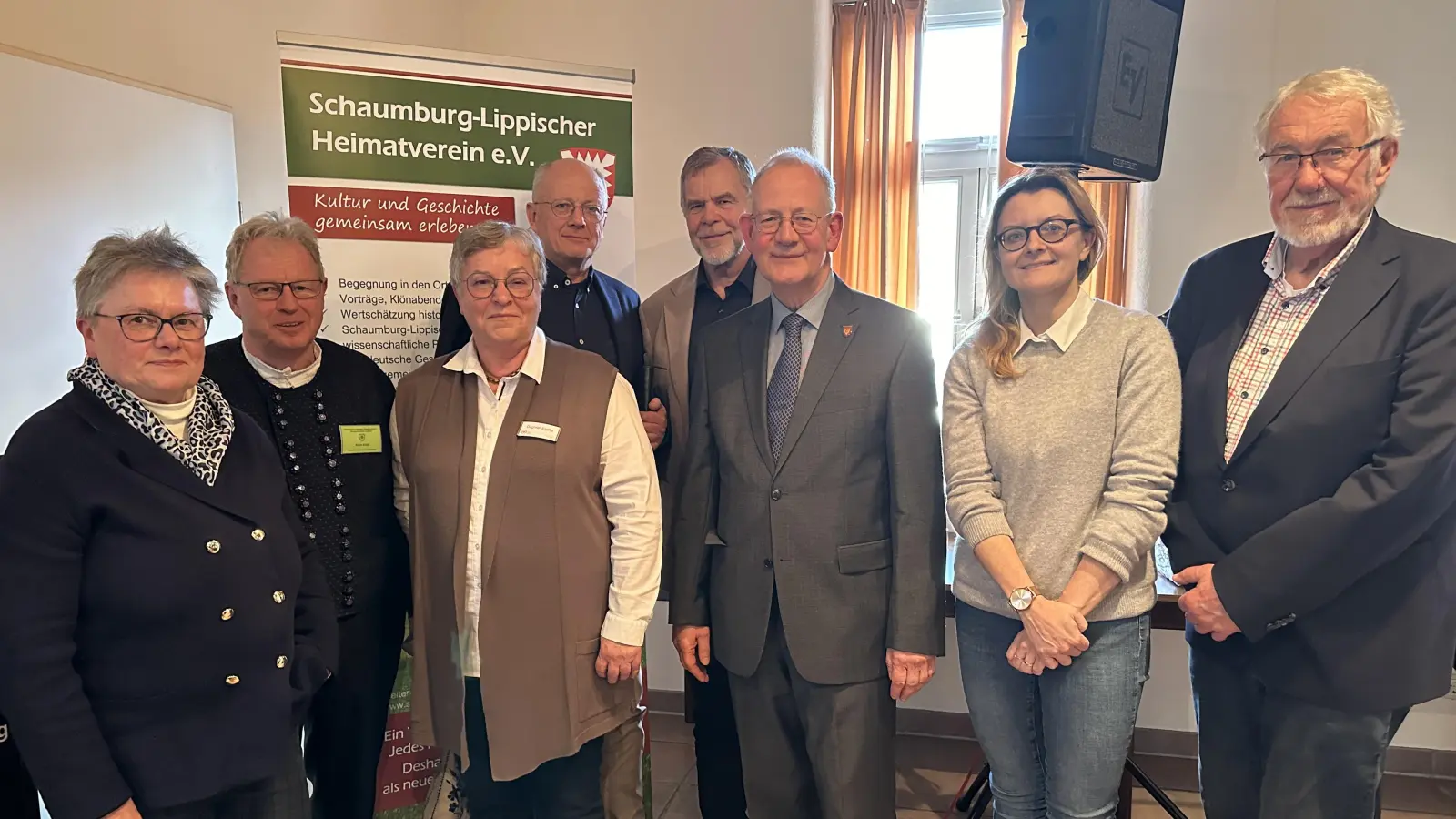 Der neue Vorstand des Heimatvereins Schaumburg-Lippe. (Foto: privat)