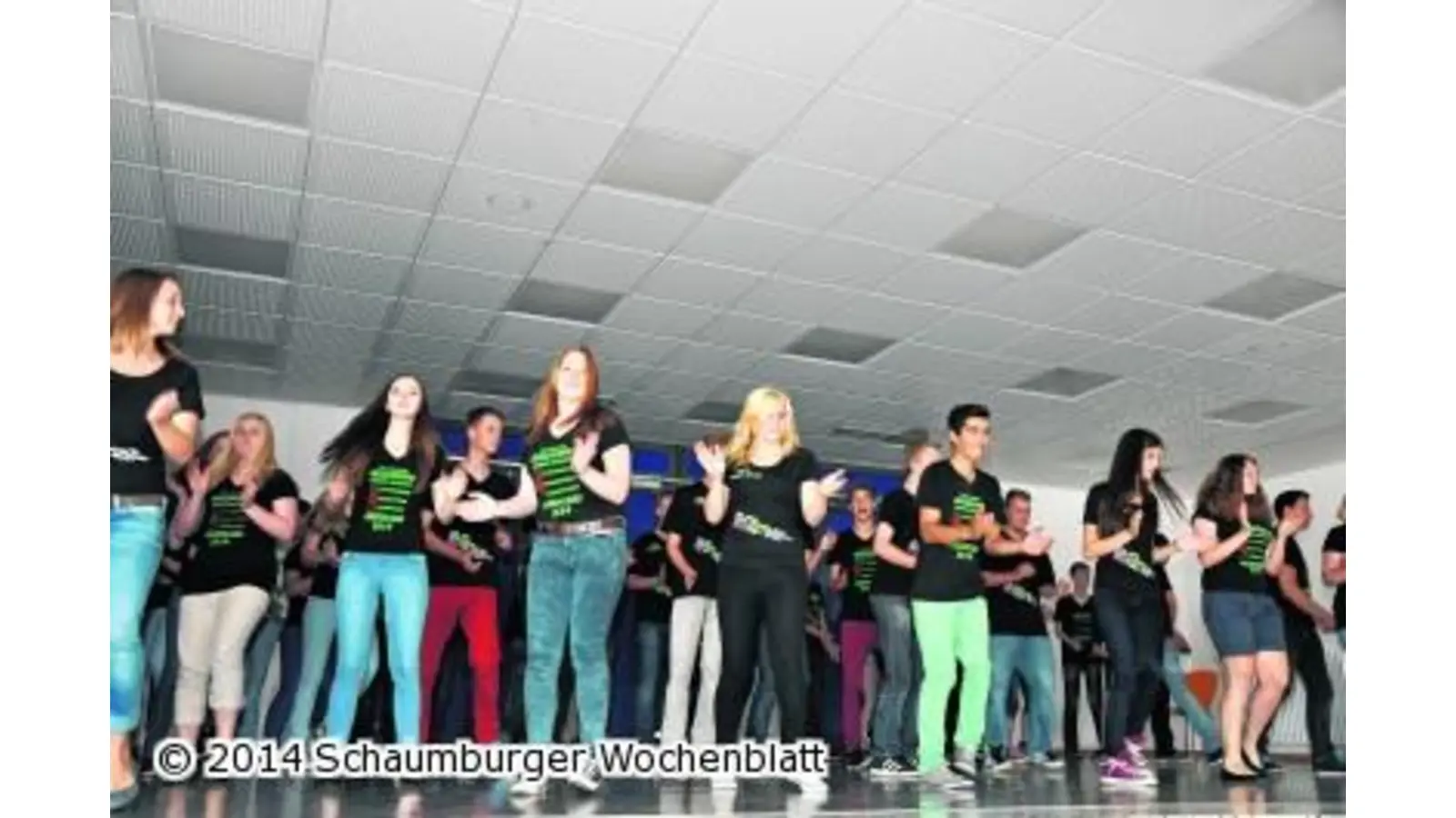 Realschüler feiern das Finale (Foto: nb)