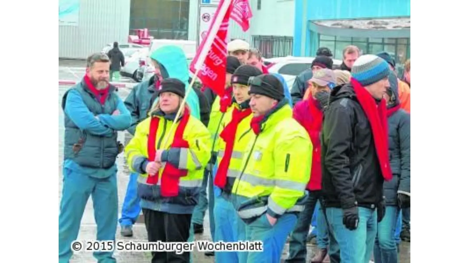 700 Metaller im Warnstreik (Foto: em)