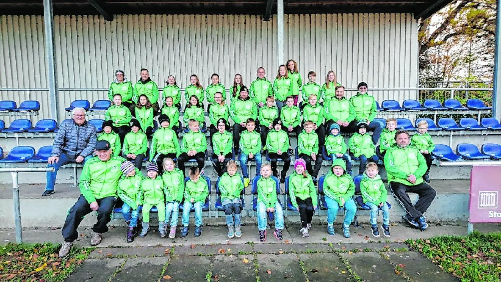 Förderkreis stattet Jugend mit neuen Präsentationsjacken aus (Foto: di)