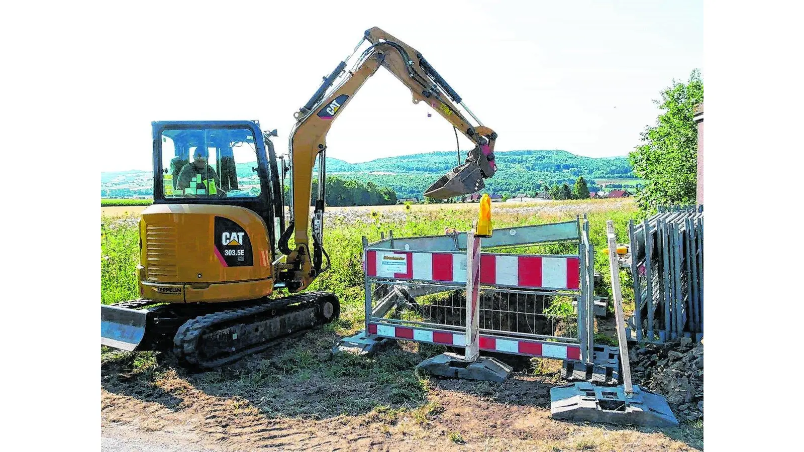 Neue Wasserleitung soll für mehr Druck sorgen (Foto: us)