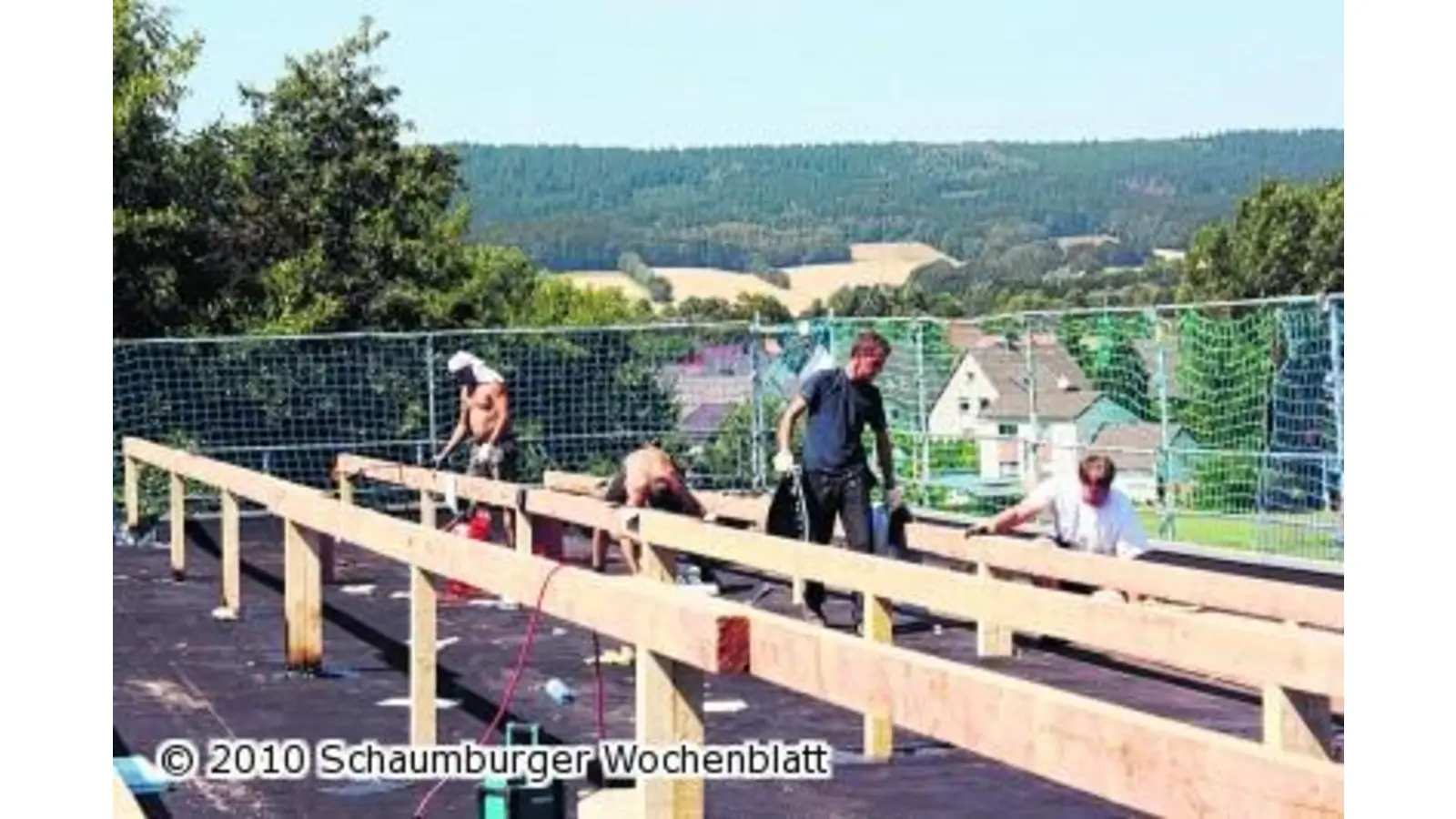Sporthallensanierung bei 70 Grad (Foto: red)