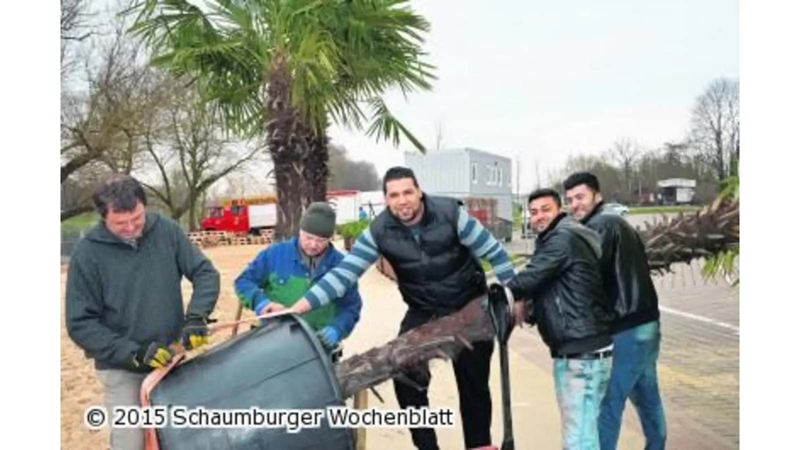 Südseefeeling am Weserstrand (Foto: ste)