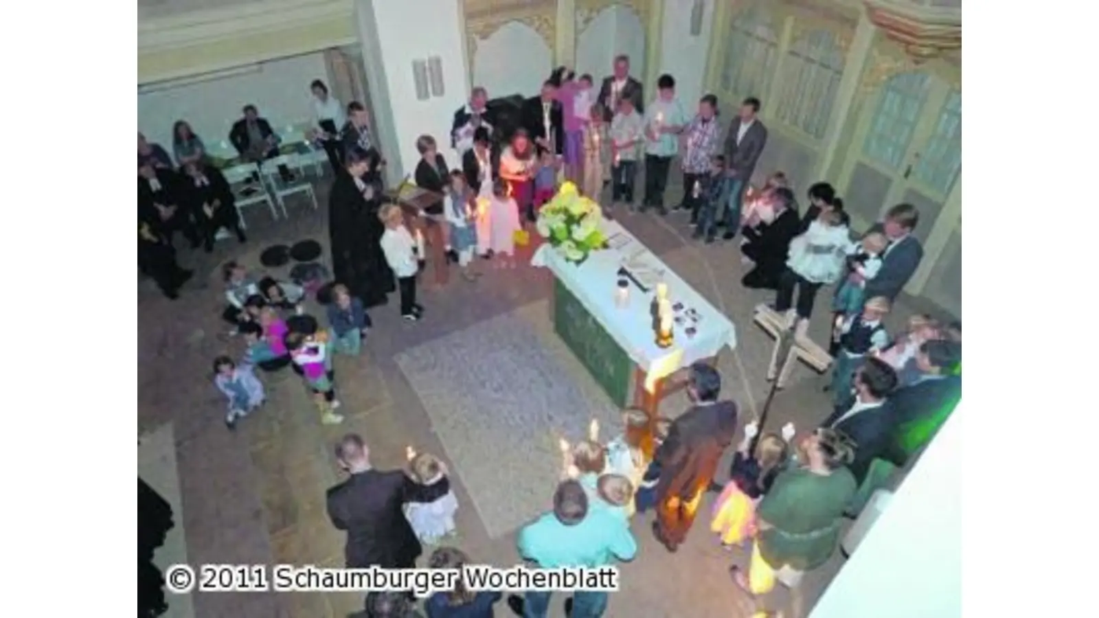 Zeremonie für 25 Täuflinge (Foto: red)