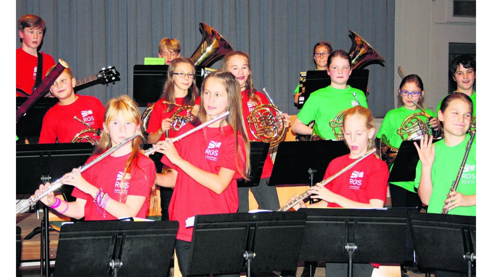 Gelungenes Debüt des Bläsernachwuchses (Foto: pp)