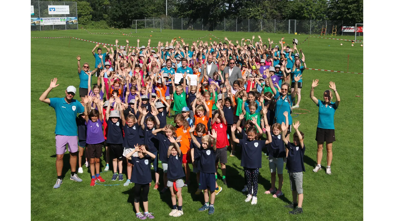 Rund 150 Teilnehmer machen bei der Aktion „Fitte Ferienkids“ der SG Liekwegen/Sülbeck/Südhorsten mit.  (Foto: Borchers, Bastian)