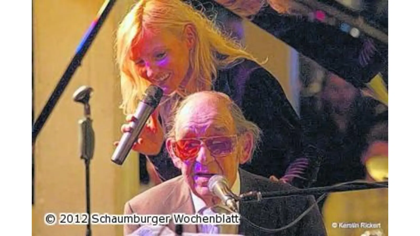 Altmeister und Muse im großen Notenrausch (Foto: red)