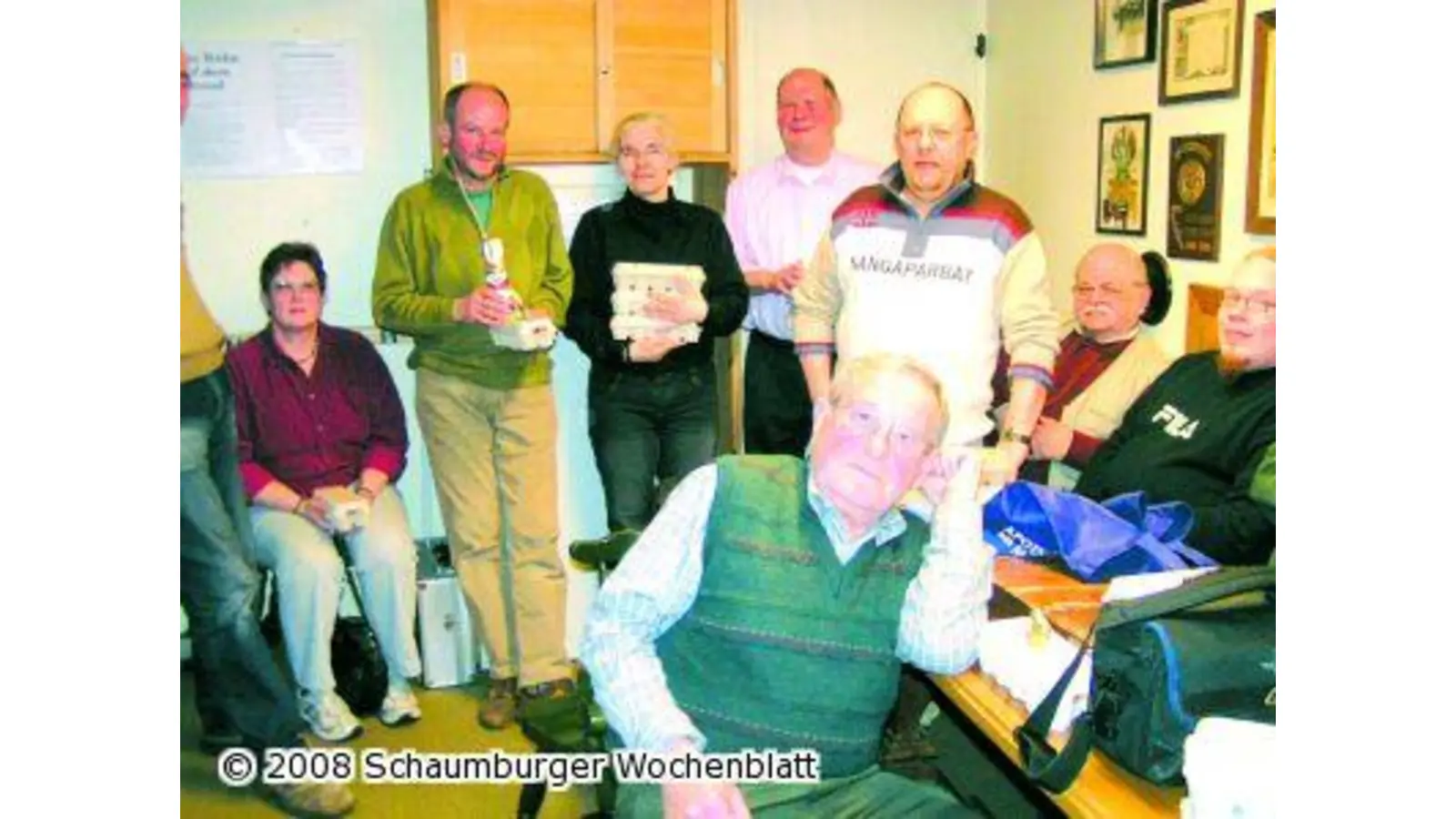 Losglück beschert Marietta Sauer 30 Eier (Foto: red)