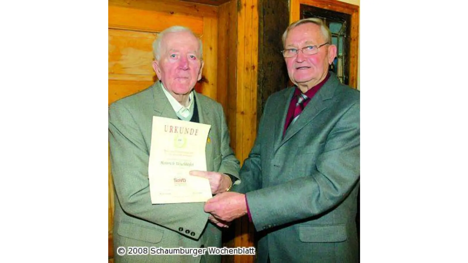 Heinrich Wischhöfer ist seit 60 Jahren beim Sozialverband (Foto: wtz)