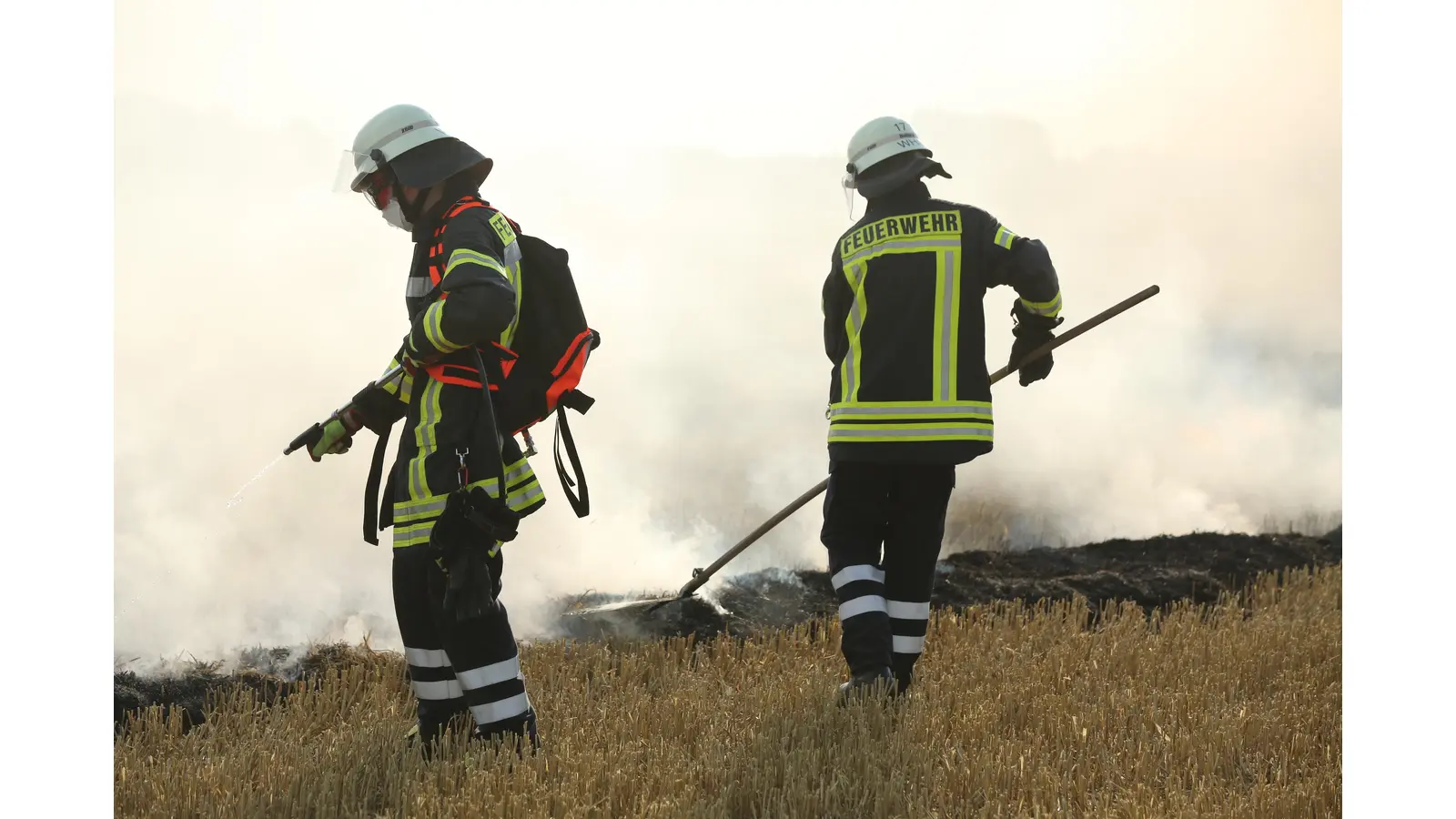 Insgesamt waren rund 50 Einsatzkräfte im Übungseinsatz. (Foto: Stadtfeuerwehr)