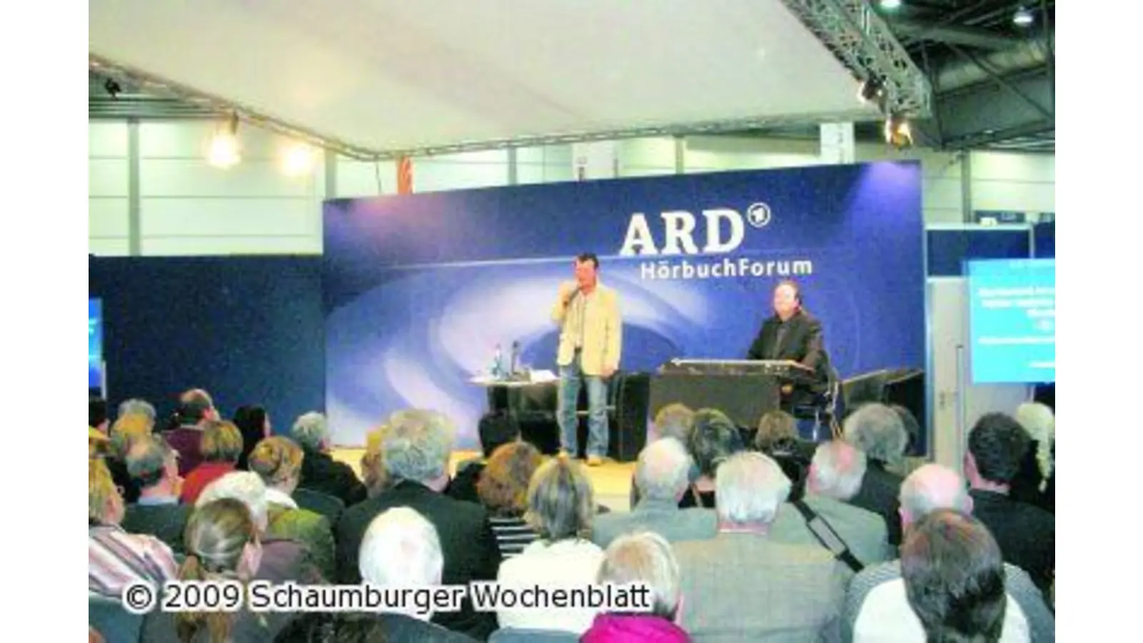 Suchland live auf der Buchmesse (Foto: hb)