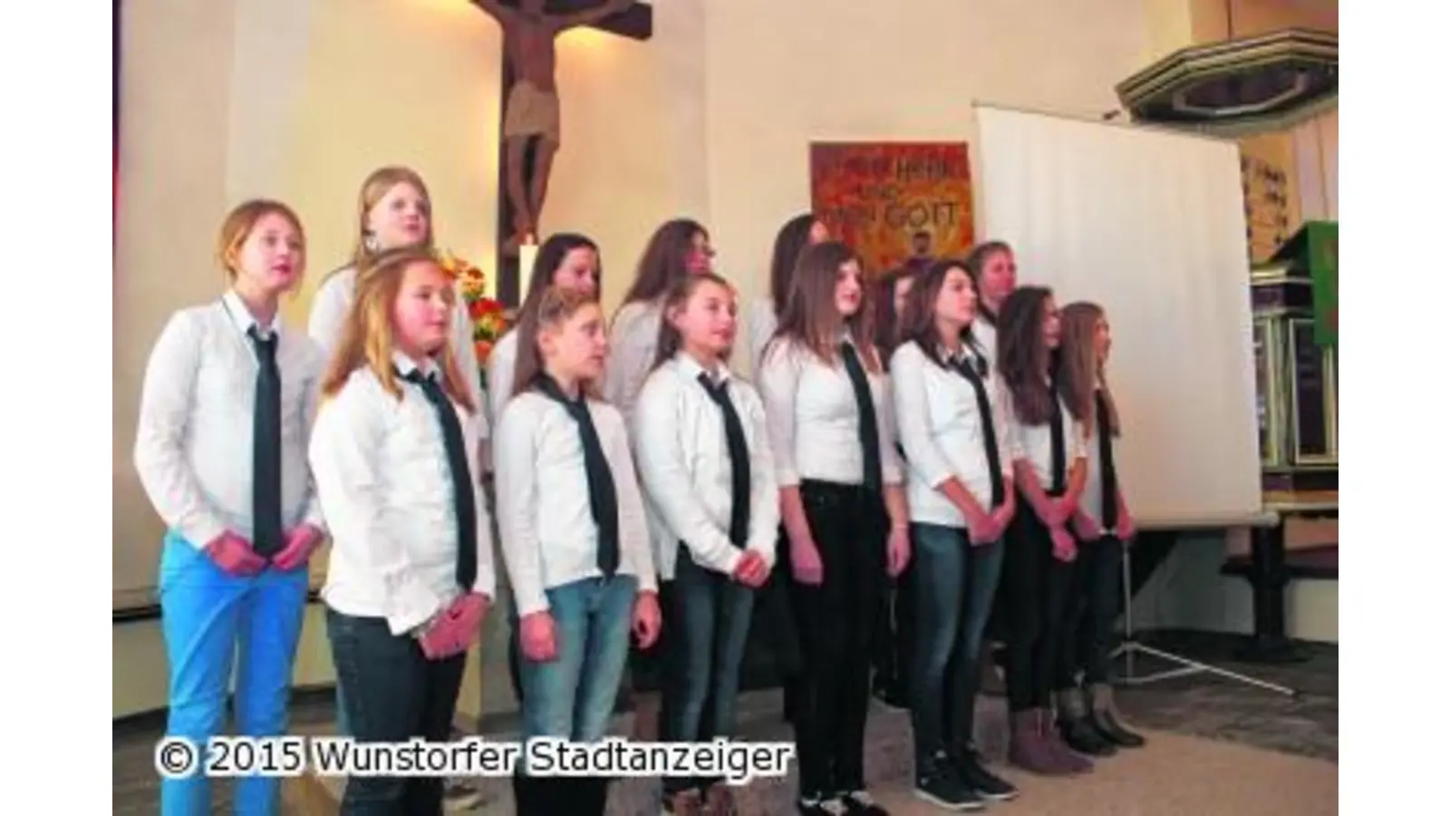 Chor vereint Musik und Film (Foto: tau)