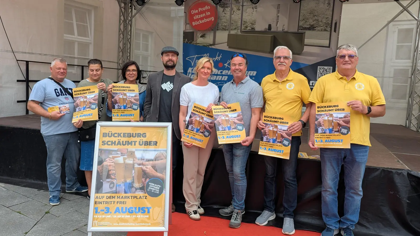 Bückeburg schäumt über: vom 1. bis 3. August wird auf dem Marktplatz in Bückeburg gefeiert. (Foto: privat)
