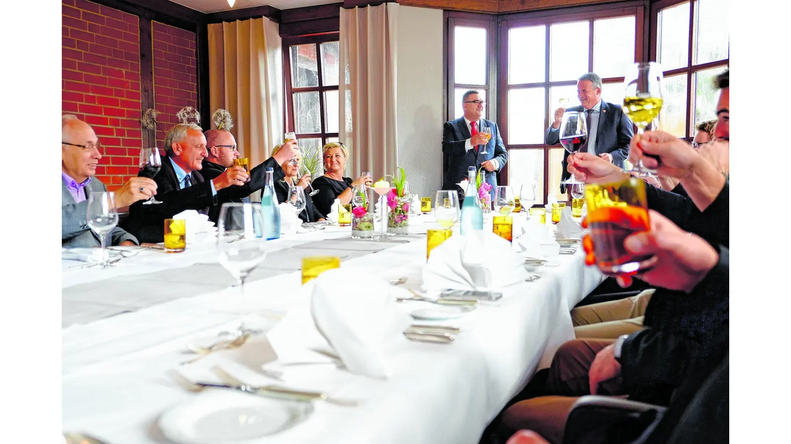 Wenn statt Gästen Freunde kommen (Foto: jl)