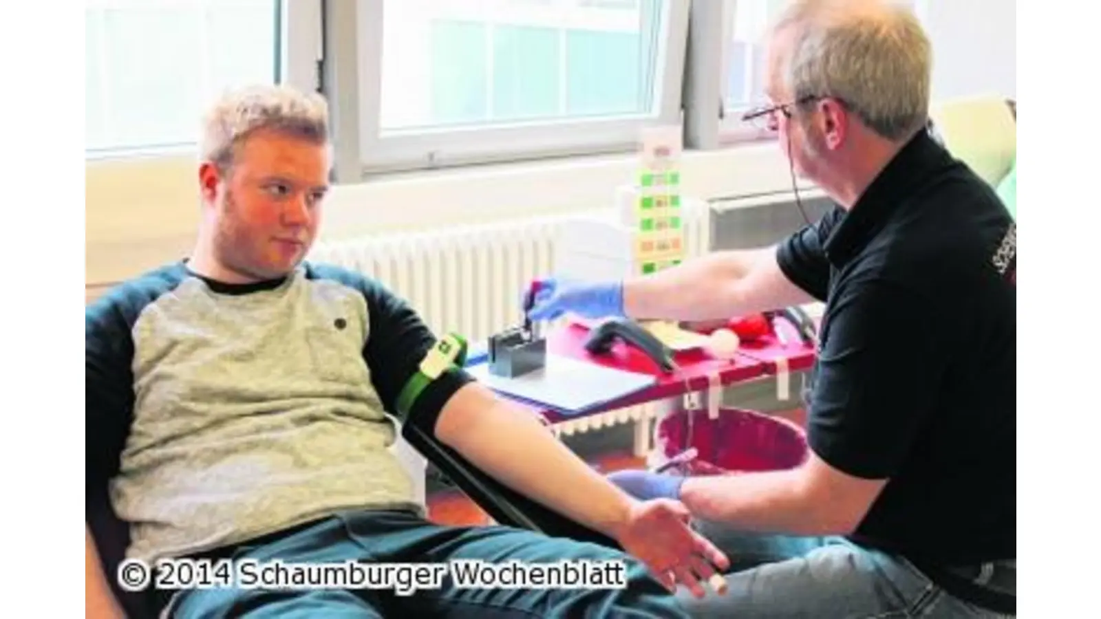 Ruhig Blut beim Aderlass (Foto: tr)