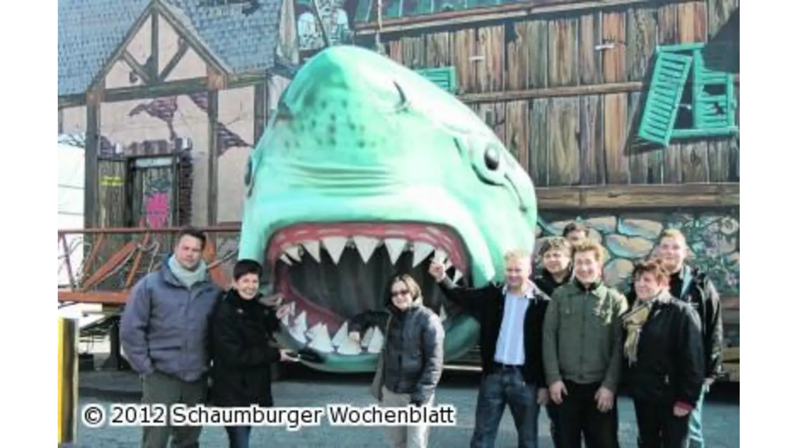 Hai-Alarm auf dem Festplatz (Foto: bb)