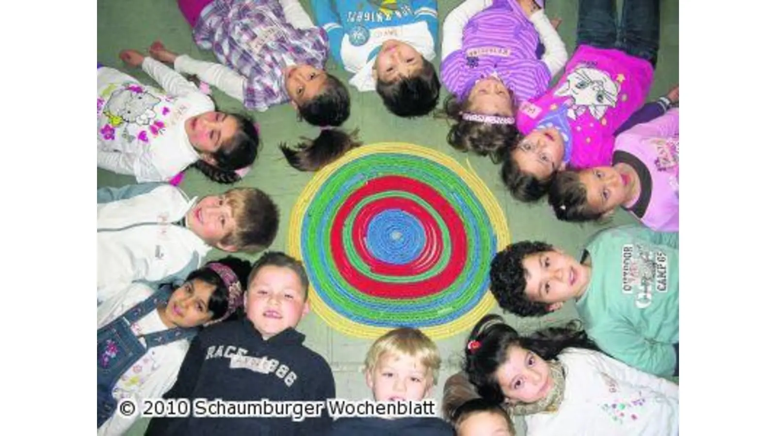 Großer Künstler inspiriert kleine Kinder (Foto: em)