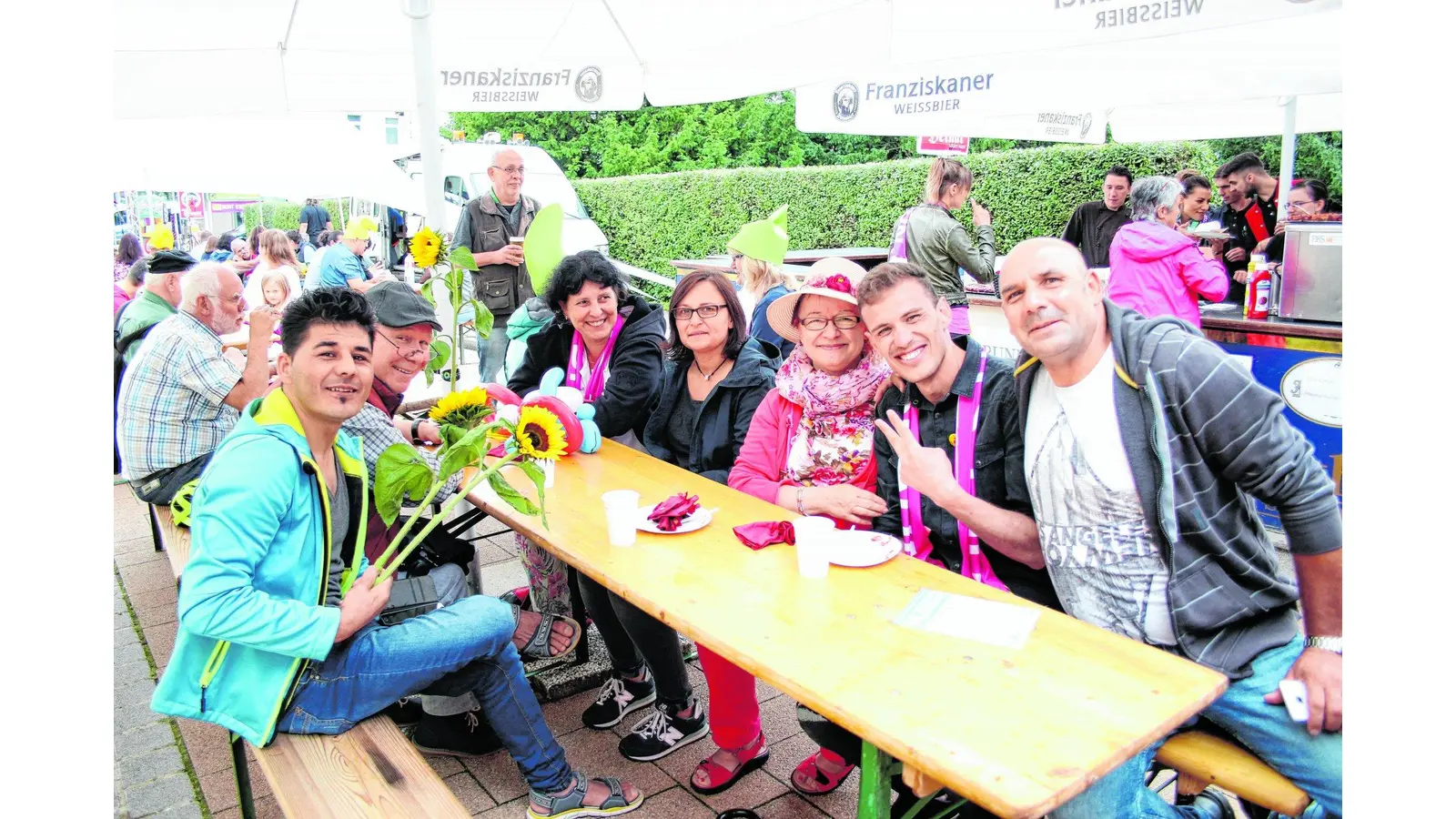 Demokraten feiern entspannt (Foto: bb)