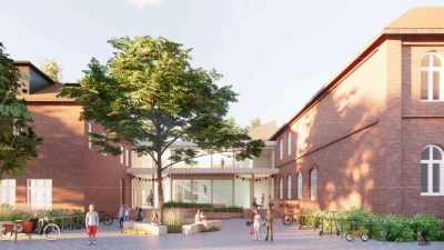 Vision des Architekturbüros „mosaik” zum neuen Eingangsbereich der Grundschule Steinhude. (Foto: wb)