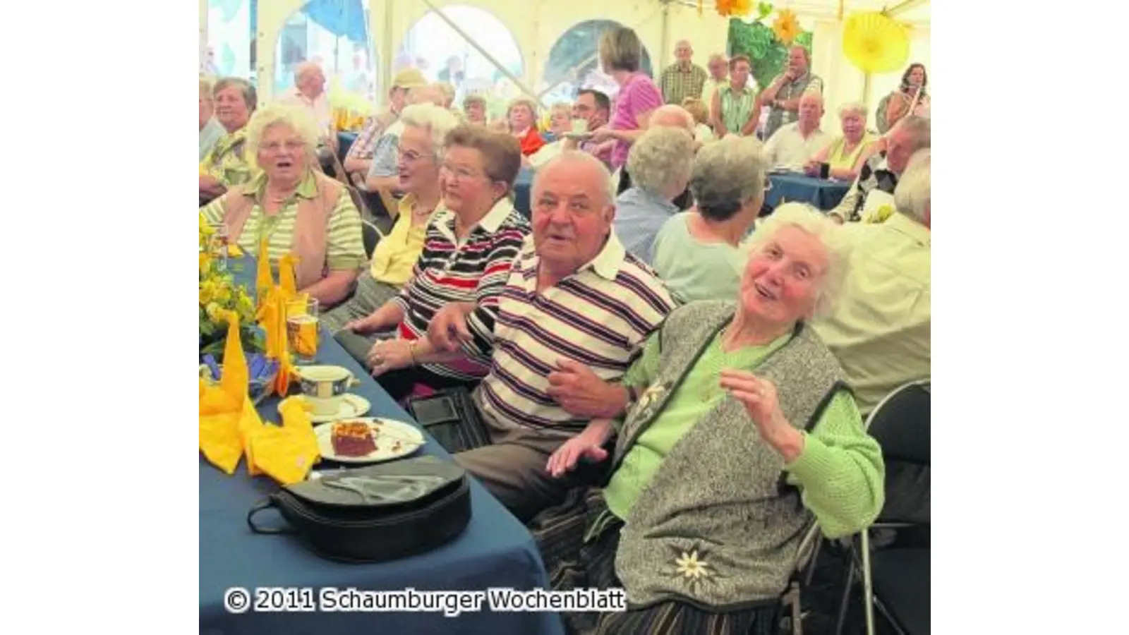Hunderte freuen sich über das Wetter und die Schlagerstars beim Sommerfest (Foto: wtz)