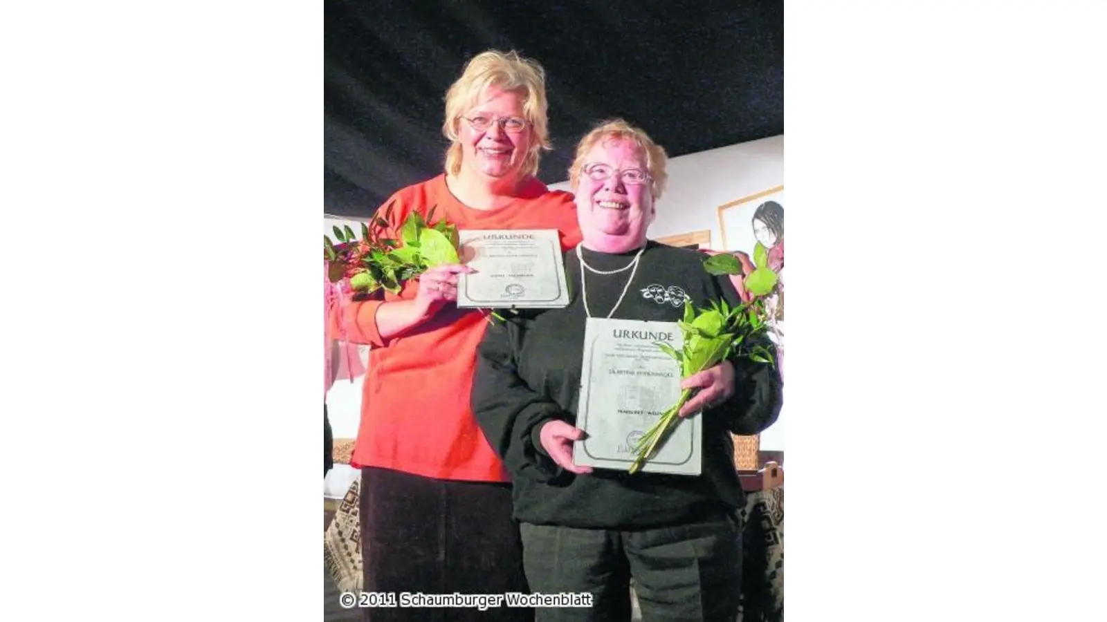 Extra viel Beifall für Jubilare (Foto: al)
