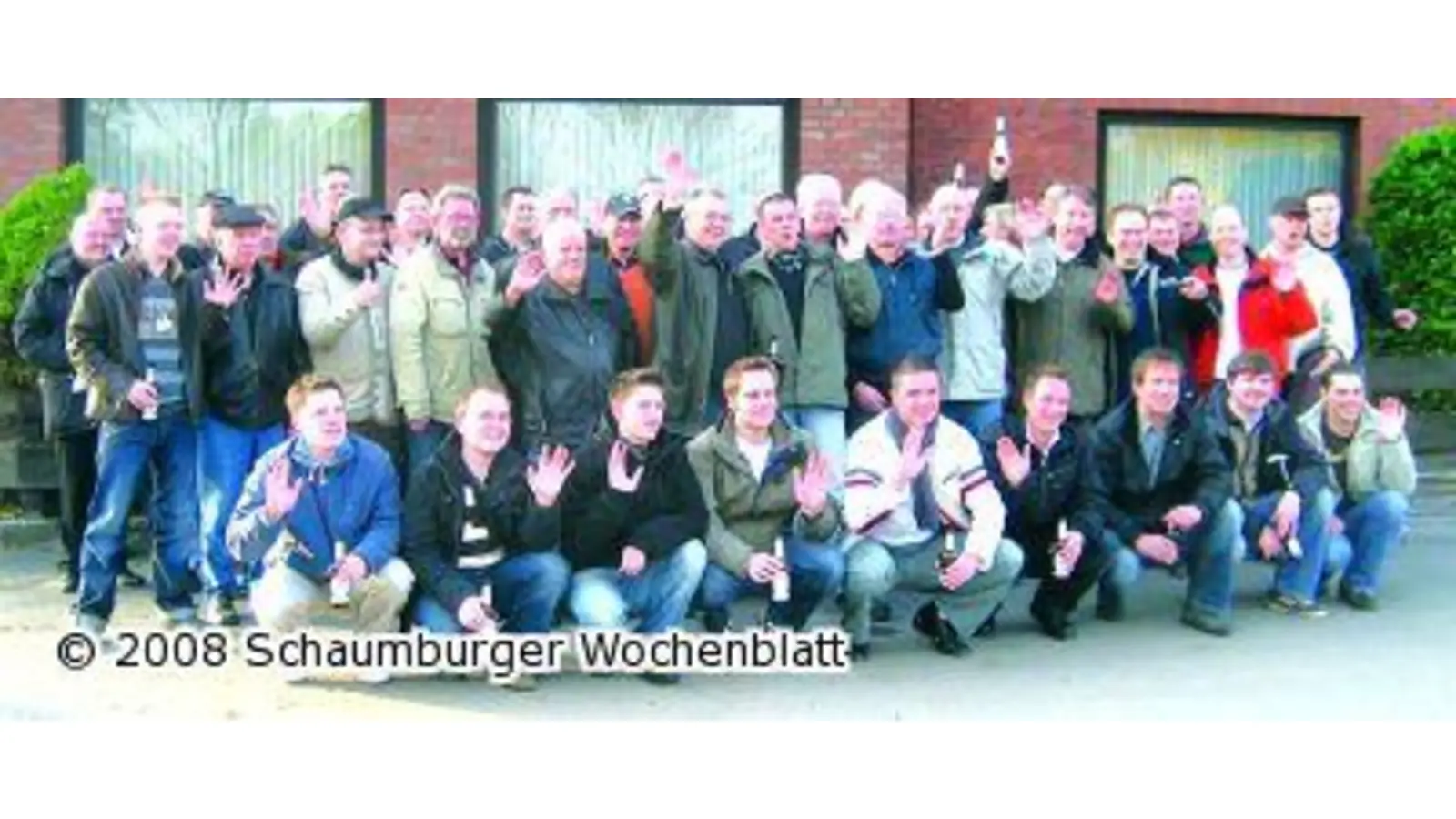 60 Rottbrüder ziehen durch die Stadthäger Feldmark (Foto: wtz)