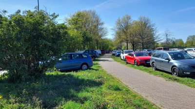 Alles voll: Eine Parksituation an einem Spitzentag im Jahr 2023. (Foto: wb)