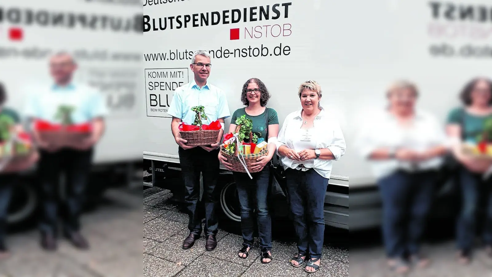 Sigrid Schmelz und Cord-Henrik Licht als Jubilarspender (Foto: red)