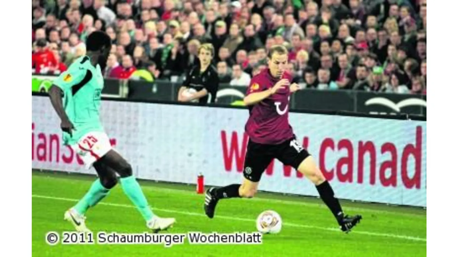 Hannover 96 und Lüttich liefern sich ein zähes Ringen (Foto: bb)