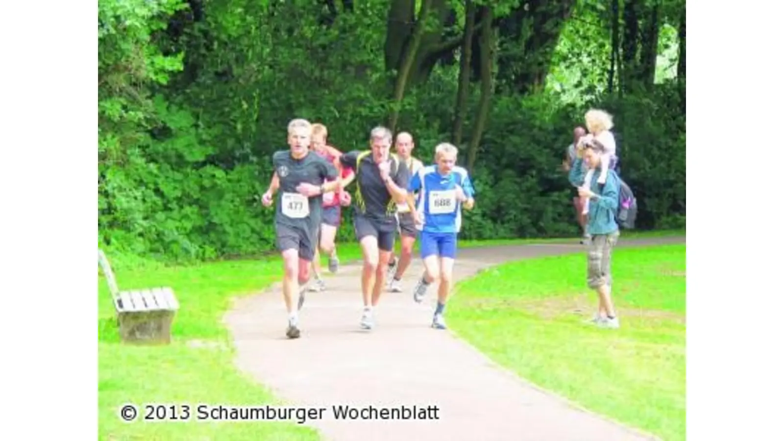 Auf schnellen Beinen durch den Kurpark (Foto: bb)