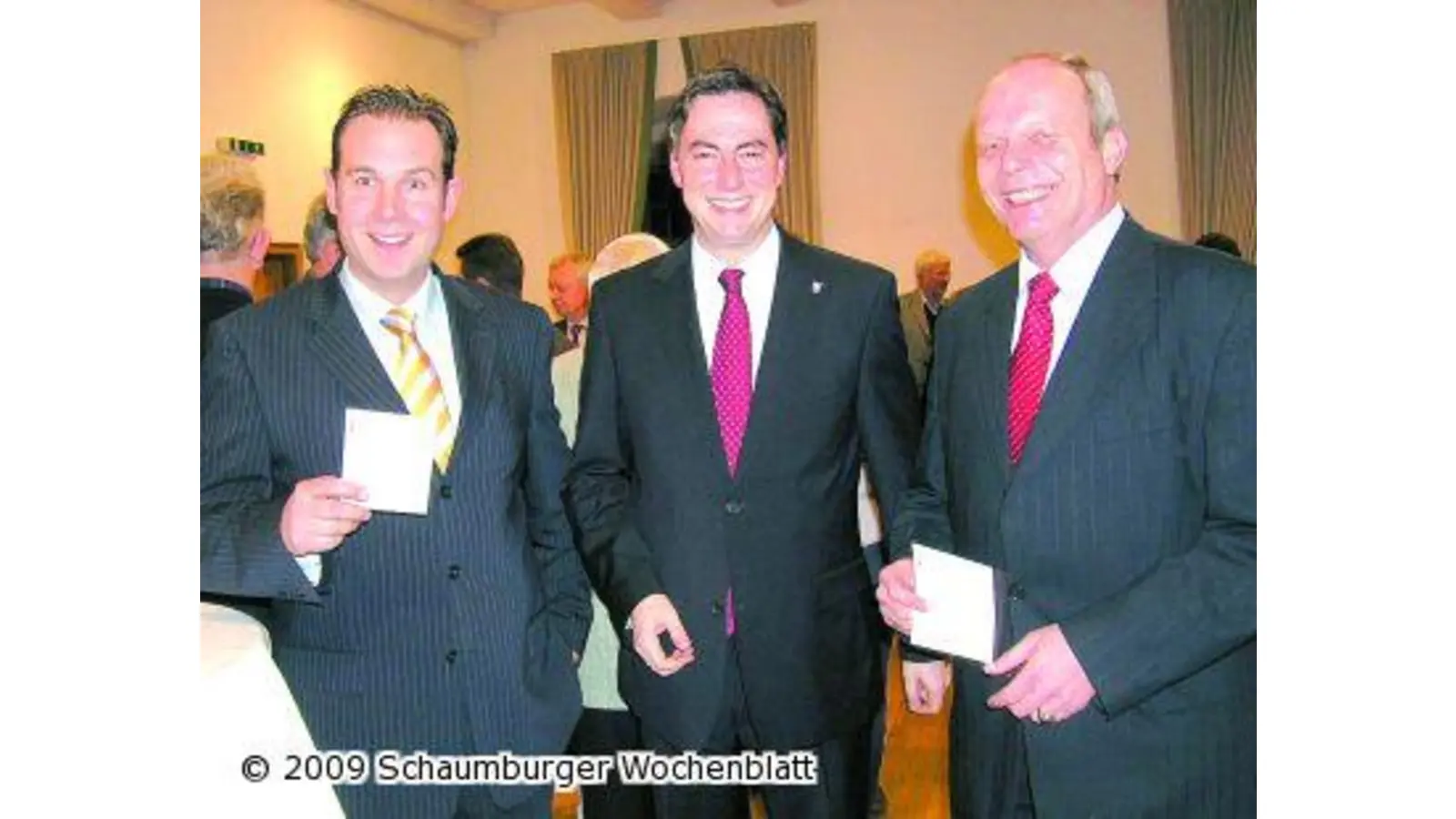 Zwei neue Mitglieder beim Neujahrsempfang der CDU (Foto: km)