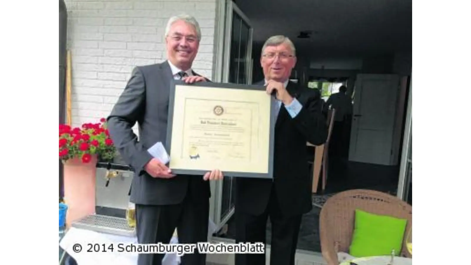 Uwe Wiedmann ist neuer Präsident des Rotary Clubs (Foto: em)