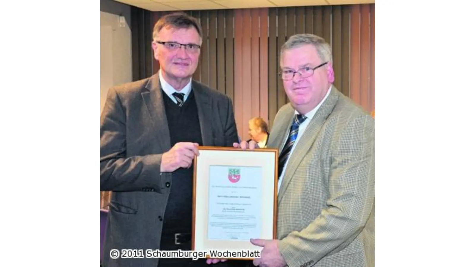 Otto Lattwesen 35 Jahre im Dienst für den Bürger (Foto: bt)