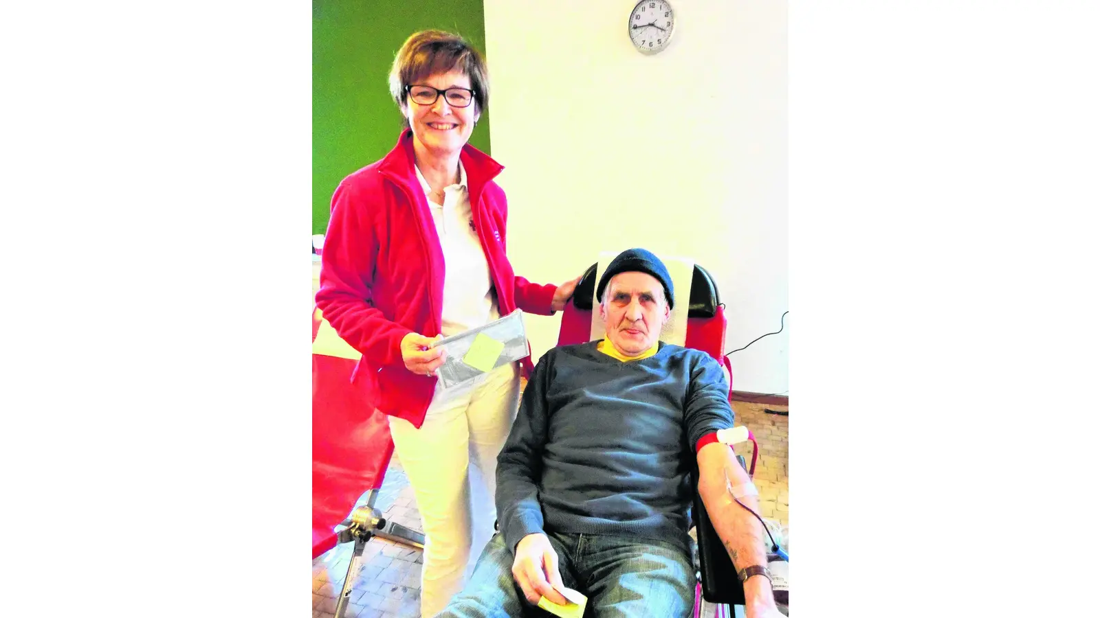 Ein guter Jahresstart mit dem Blutspende-Team (Foto: red)