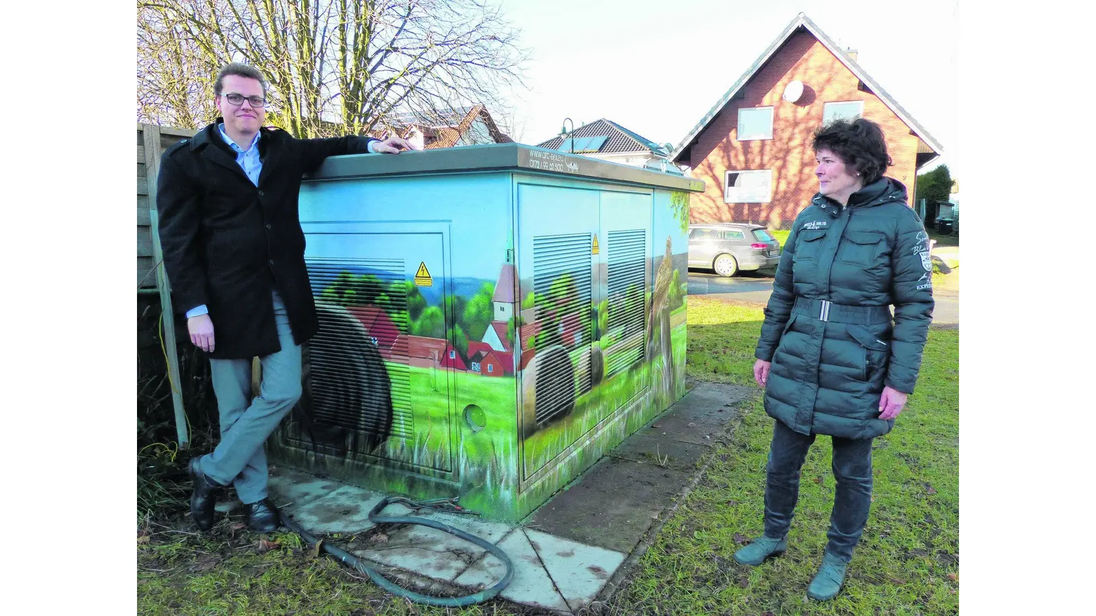 Ein Trafohaus wird zum Hingucker (Foto: al)