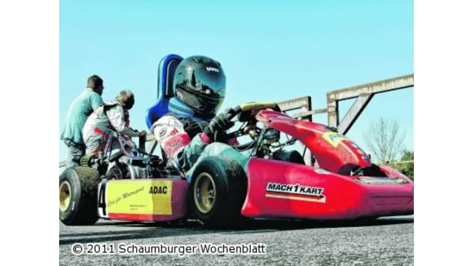 Carlo siegt in seinem Kart gleich doppelt in Bestzeit (Foto: jl)