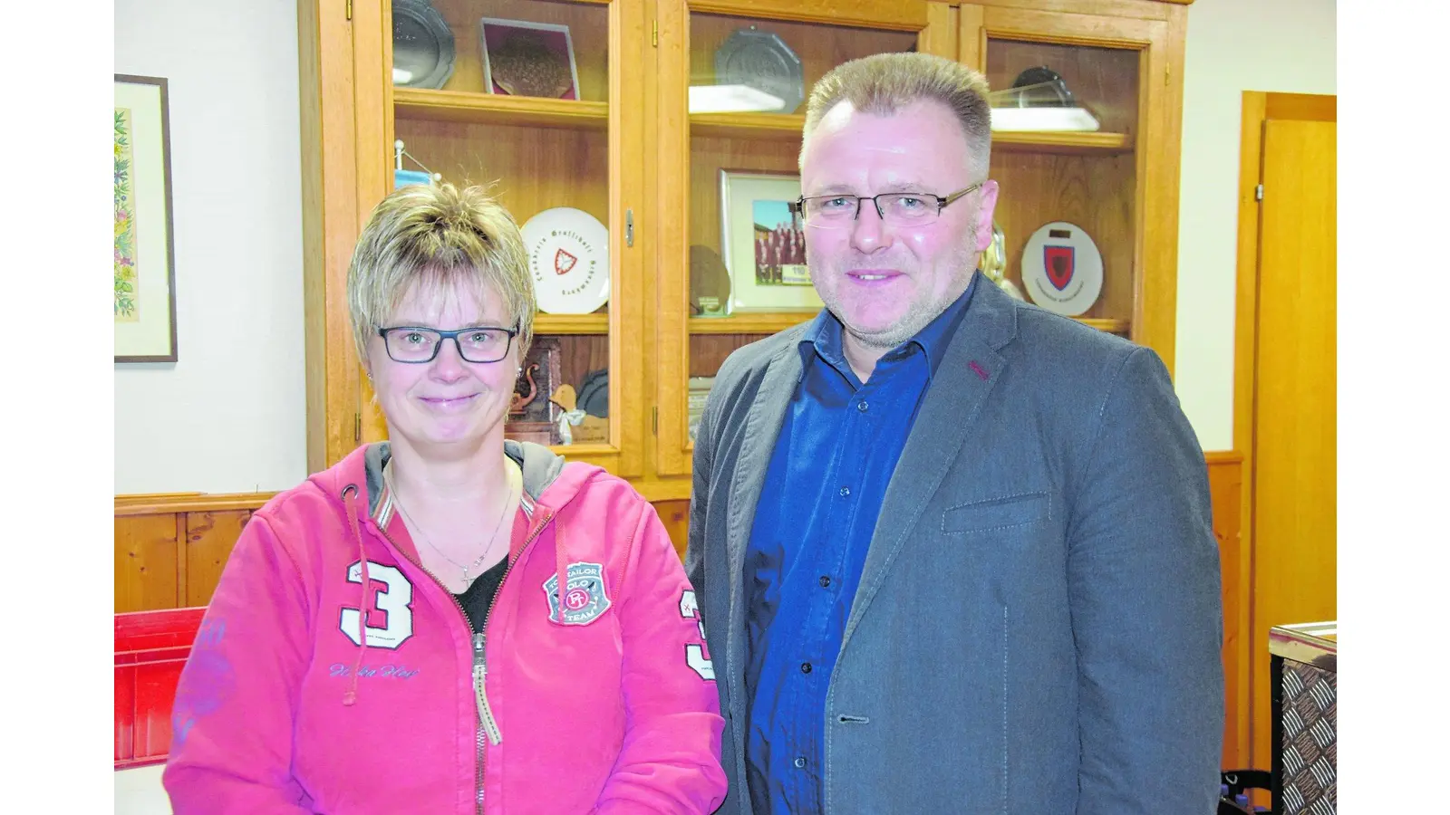 Heike Varenholz spielt die Männer von der Platte (Foto: ste)