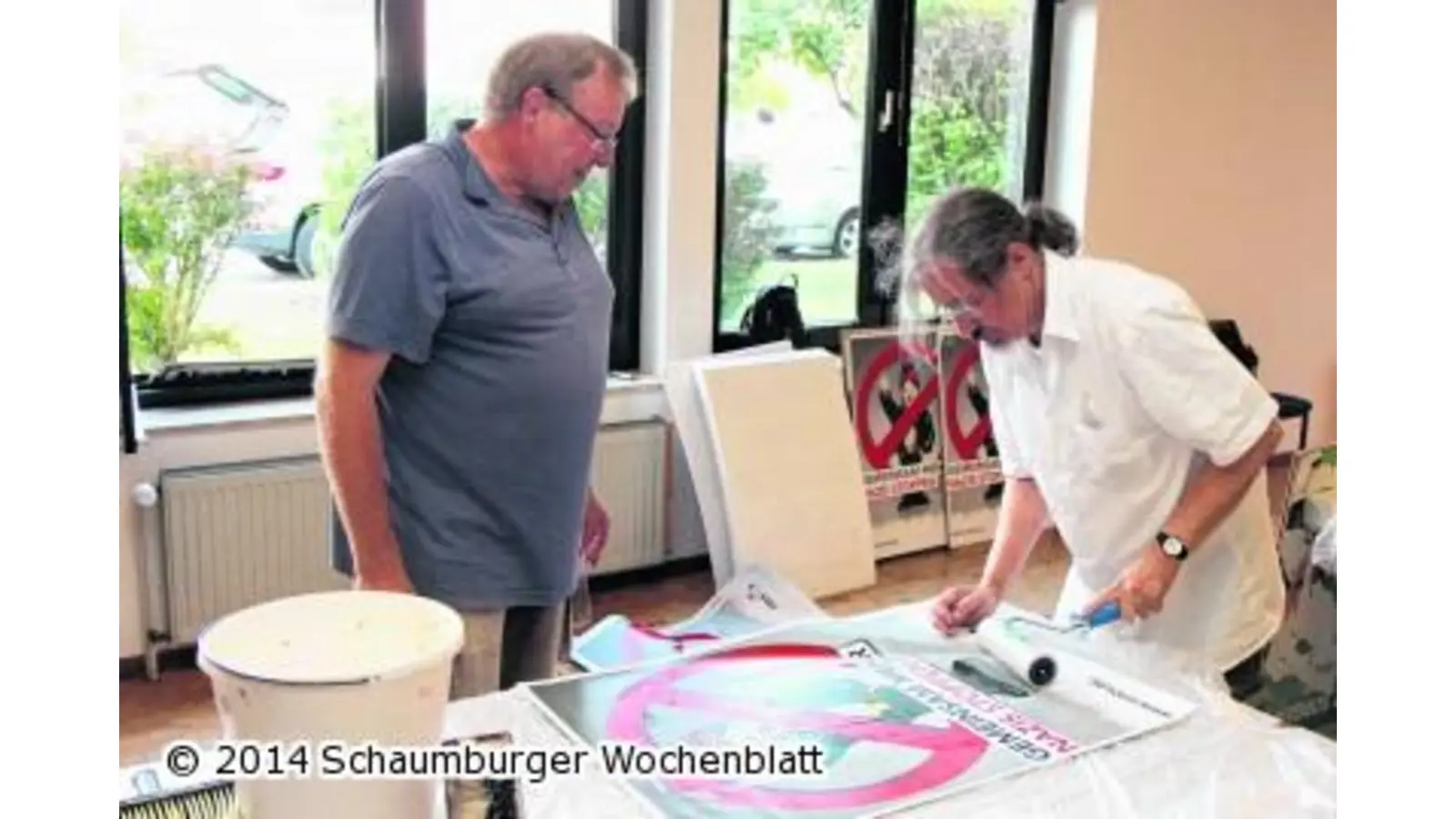 Ein bunter Protest gegen Rechtsextreme (Foto: red)
