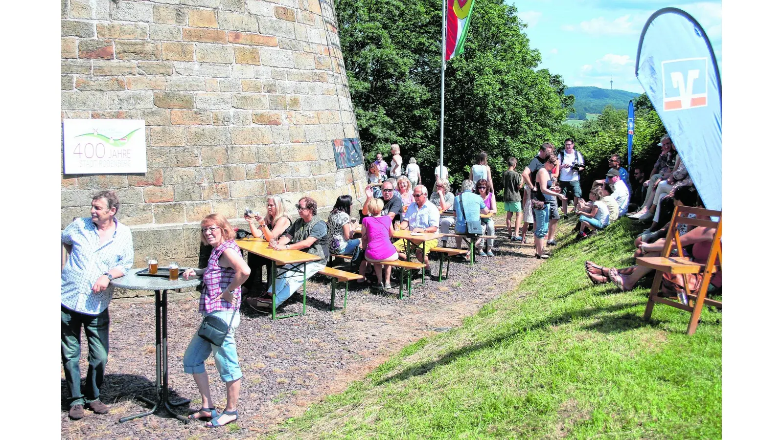 Edle Tropfen und Musik (Foto: jl)