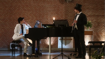 Bei ihrem letzten Konzert in Corvinus: Janina Koeppen. (Foto: privat)