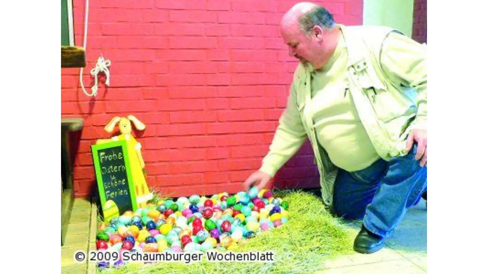 Ein großes Nest in der Pausenhalle (Foto: al)