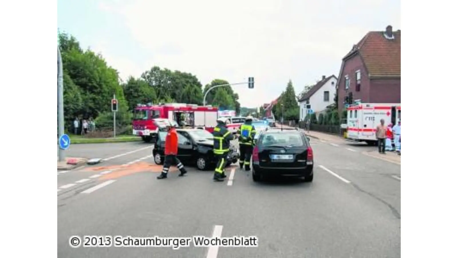 Erneuter Unfall an der Scheier Straße (Foto: red)