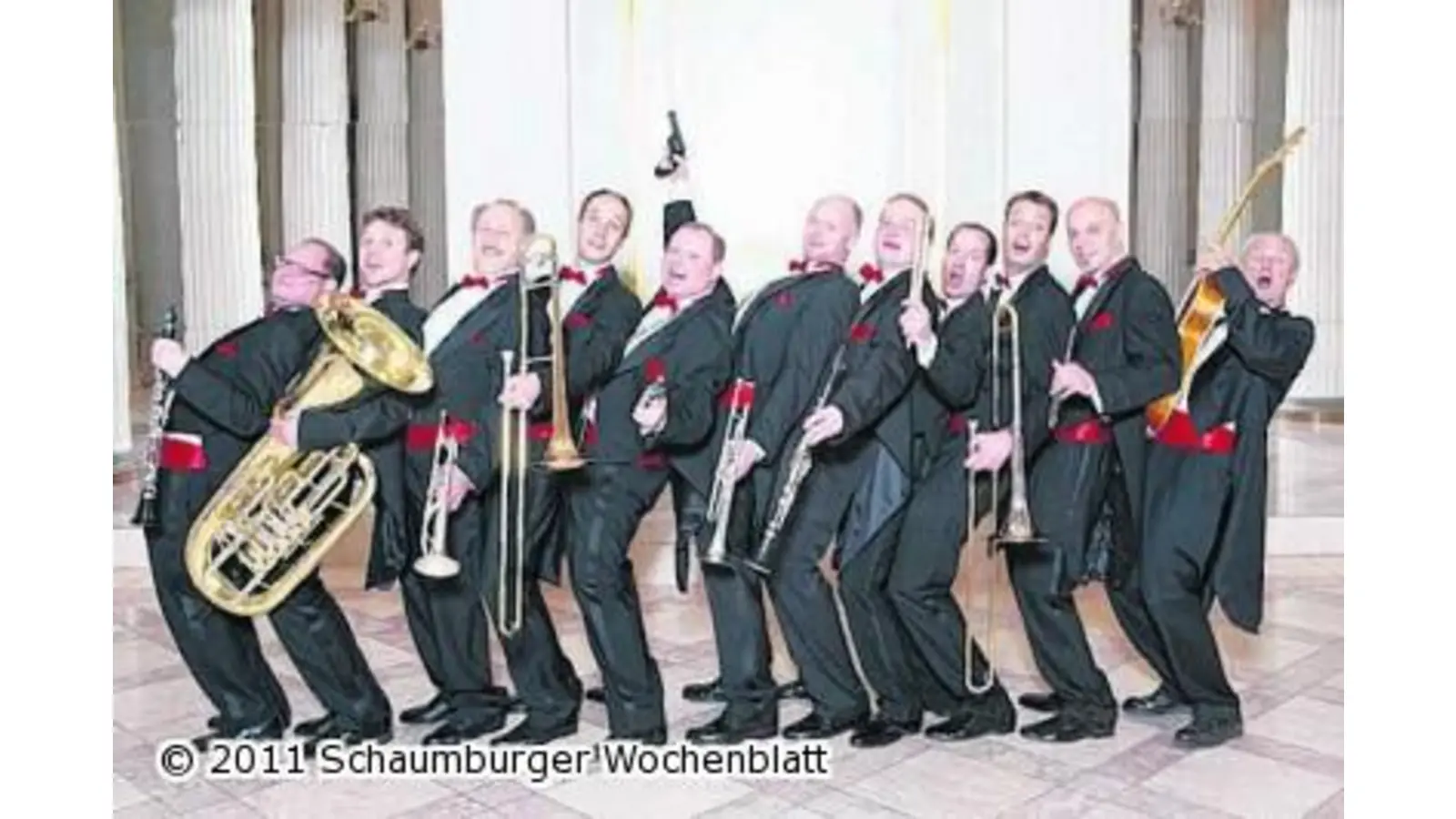 Ein Feuerwerk der guten Laune zündet im Saal des Schlosses (Foto: hb)